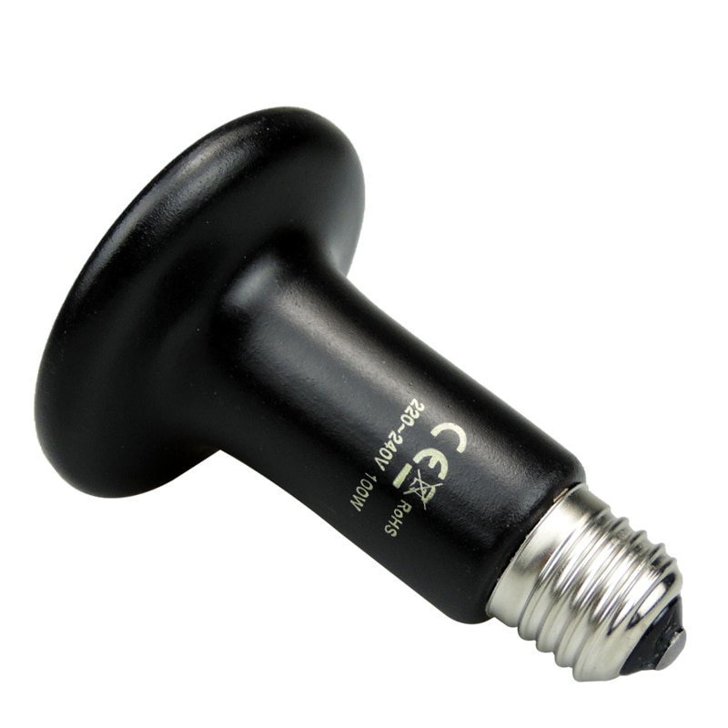 Kjæledyr reptil varmelampe infrarød keramisk varmepære reptil 25w 50w 75w 100w kjæledyr kanin reptil slange varme varme lampe