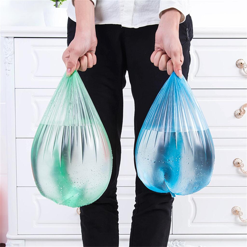 5 Rolls 100PCS Garbage Bag Trash Bags Durable Disposable Plastic Household Kitchen Trash Bags Kitchen Tools bolsas de basura