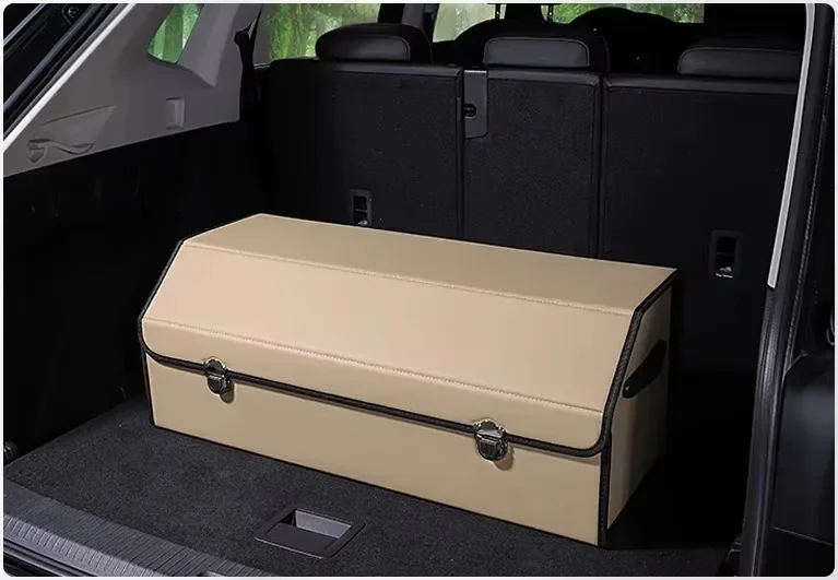 Caixa de armazenamento dobrável para carro, organizador de porta-malas, suprimentos para carro, organizador de armazenamento de porta-malas, acessórios automotivos, caixa de armazenamento: Verde