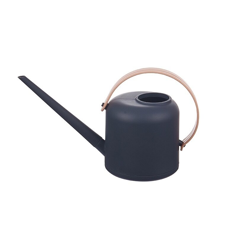1.8L Long Narrow Spout Plastic Watering Can Home Plant Pot Watering Container Control Water Output Cleaning Gardening Tool: Grey