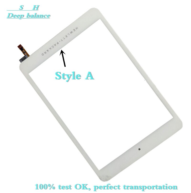 7.85 inch HP HEWLETT-PACKARD tablet touch screen code 80701-0B4821A MA782Q6 externe scherm Compaq 8 1400 1401: Style A