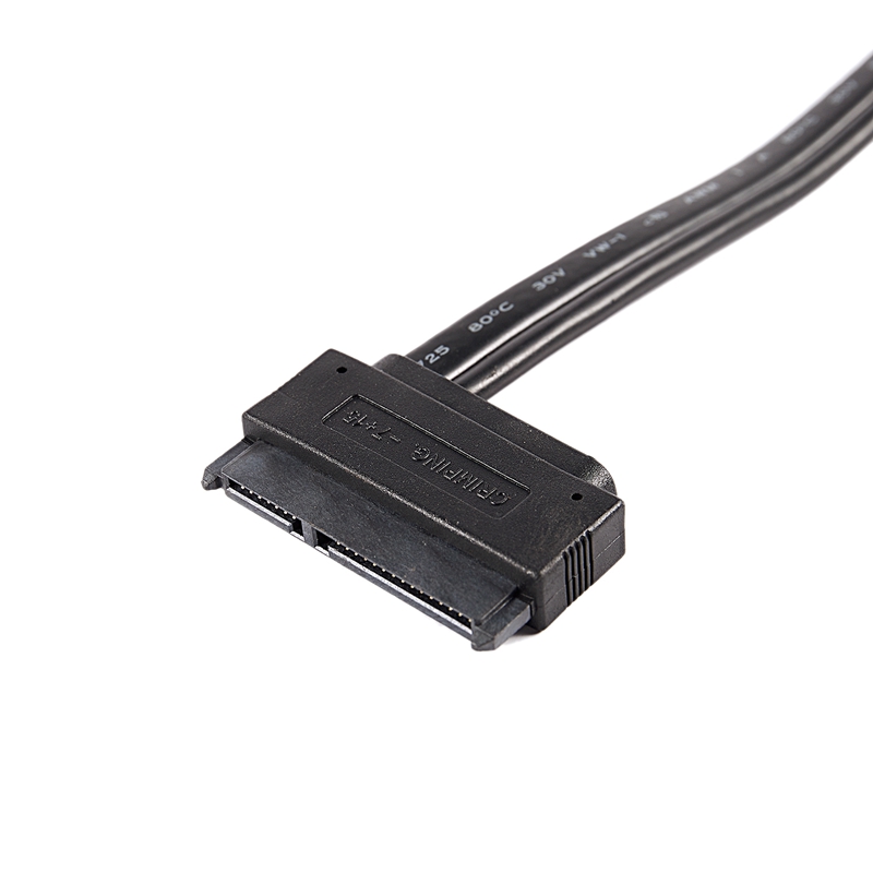 Câble d'alimentation Esata (eSATAp) vers Sata double alimentation USB 12V 5V Combo à 22 broches (7Pin + 15Pin) pour 2.5 pouces 3.5 pouces HDD