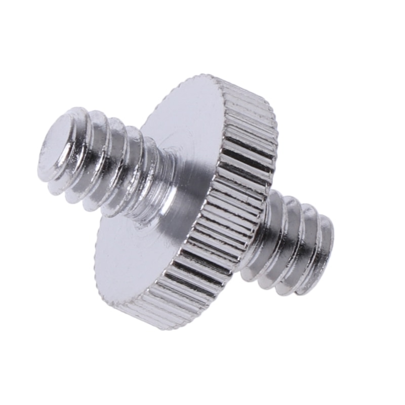 Double-headed 1/ 4" Male Screw Thread Convert Adapter For Camera Tripod Ballhead