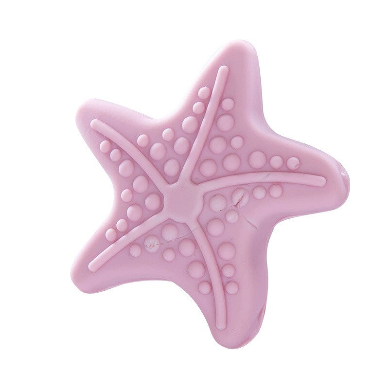 1pcs Door Handle Anti-collision Pad Wall Protection Sticker Starfish Shape Light-emitting Table Corner Safety Protection: 01