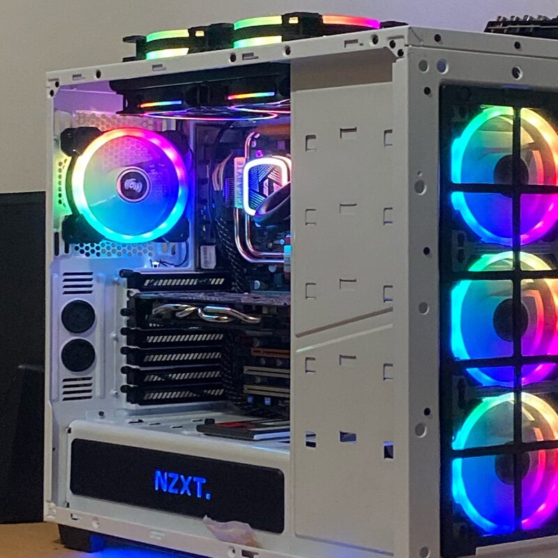 Aigo DR12 Pc Case Fan Adjust RGB Cooling Fan 120mm Quiet IR Remote Computer Cooler Cooling RGB Case Fan CPU Ventilador PC 12V