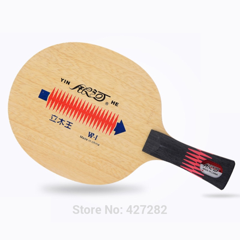 Yinhe – raquette de tennis de table w1 originale, en bois pur, attaque rapide avec boucle, jeu de ping-pong