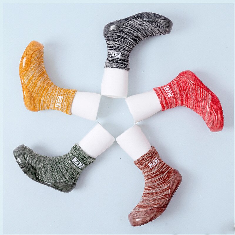 Baby Jongens Meisjes Sok Schoenen Antislip Vloer Sokken Baby Zachte Rubberen Zool Peuter Schoenen Baby Sokken Met Rubberen zolen Baby Spullen