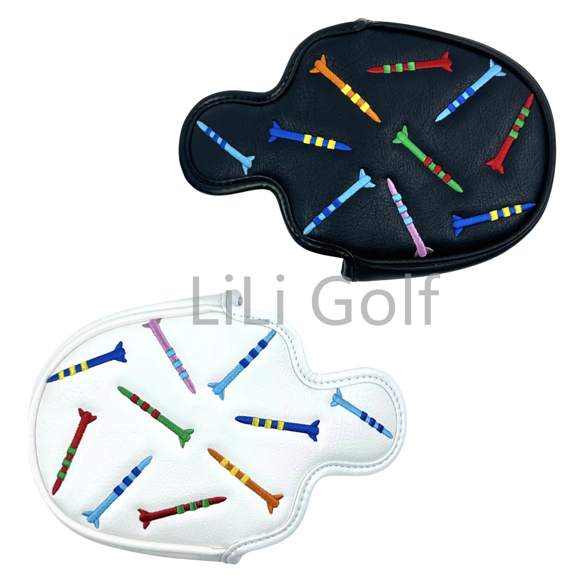 Missile Patroon Putter Cover PU Lederen Mallet Putter Cover Magnetische Sluiting Golf Head cover 1PC