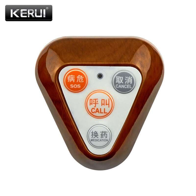 KERUI 433MHz Restaurant Pager Wireless Waiter Calling System Call Button Pager Restaurant Equipments Remote Control: Dark Grey