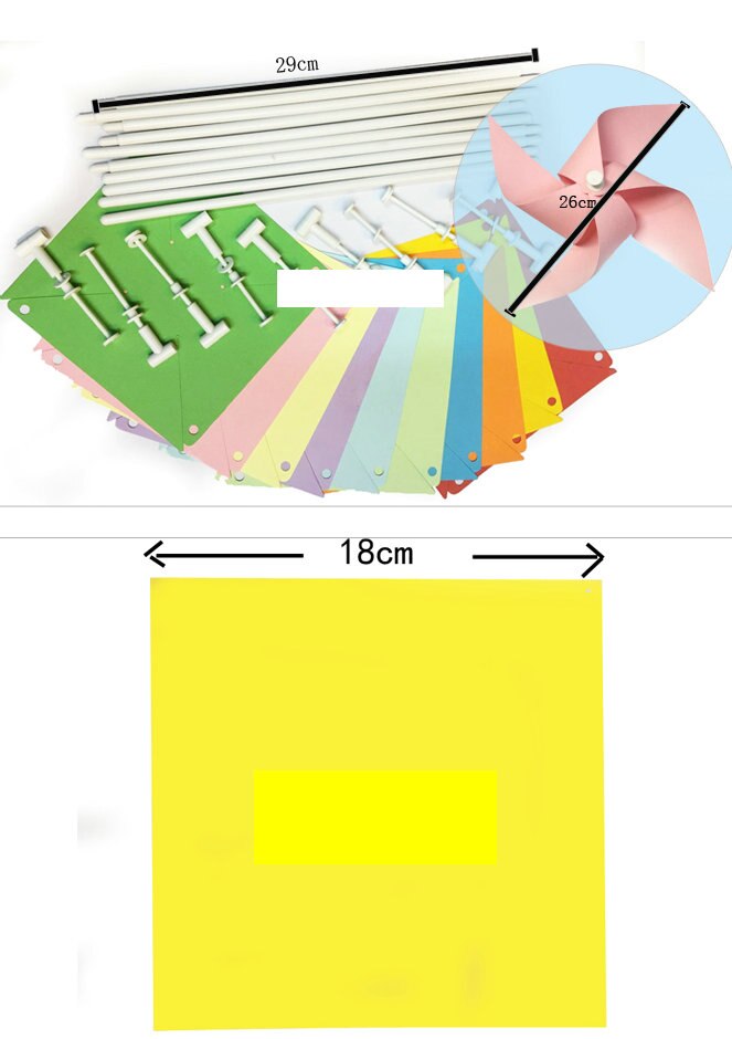 Jouets pour printemps, moulin à vent en papier, 10 couleurs, bricolage, amusement familial, arts et artisanat à l'école maternelle, jouets éducatifs, OEM
