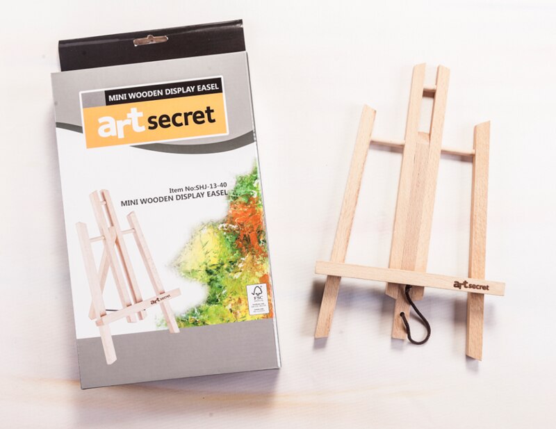 solid beech wood painting easel for watercolor painting