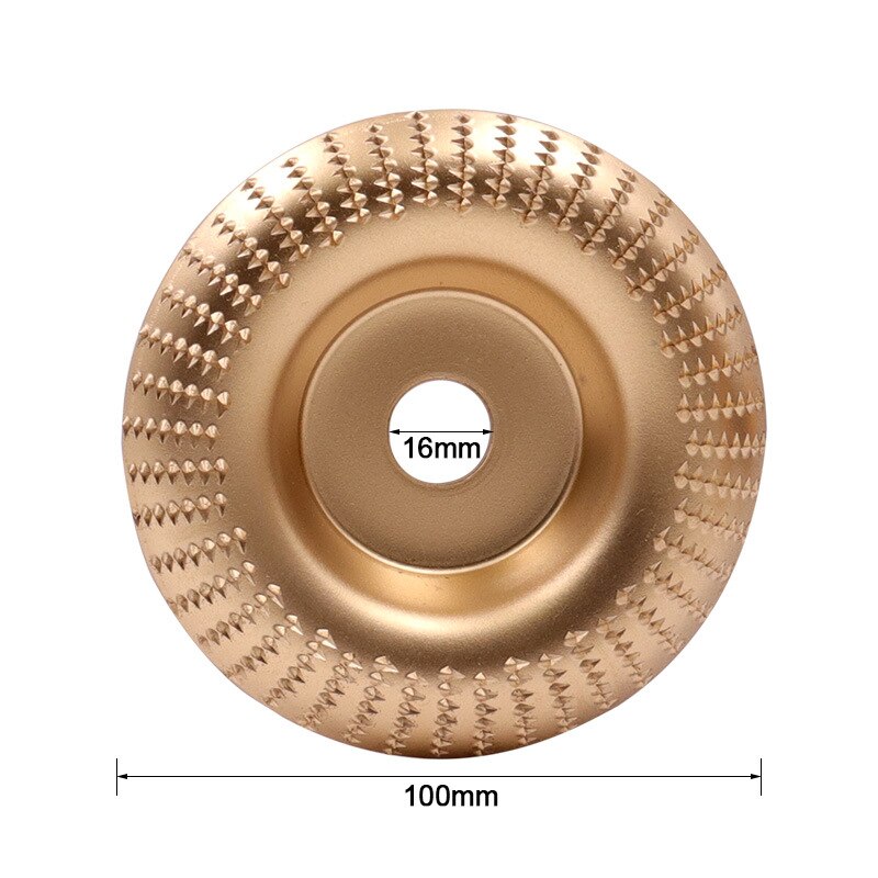 Hardmetalen Hout Slijpschijf Discs Haakse Slijper Schuren Schijven Metalen Plastic Hout Slijptol: 100mm rose gold arc