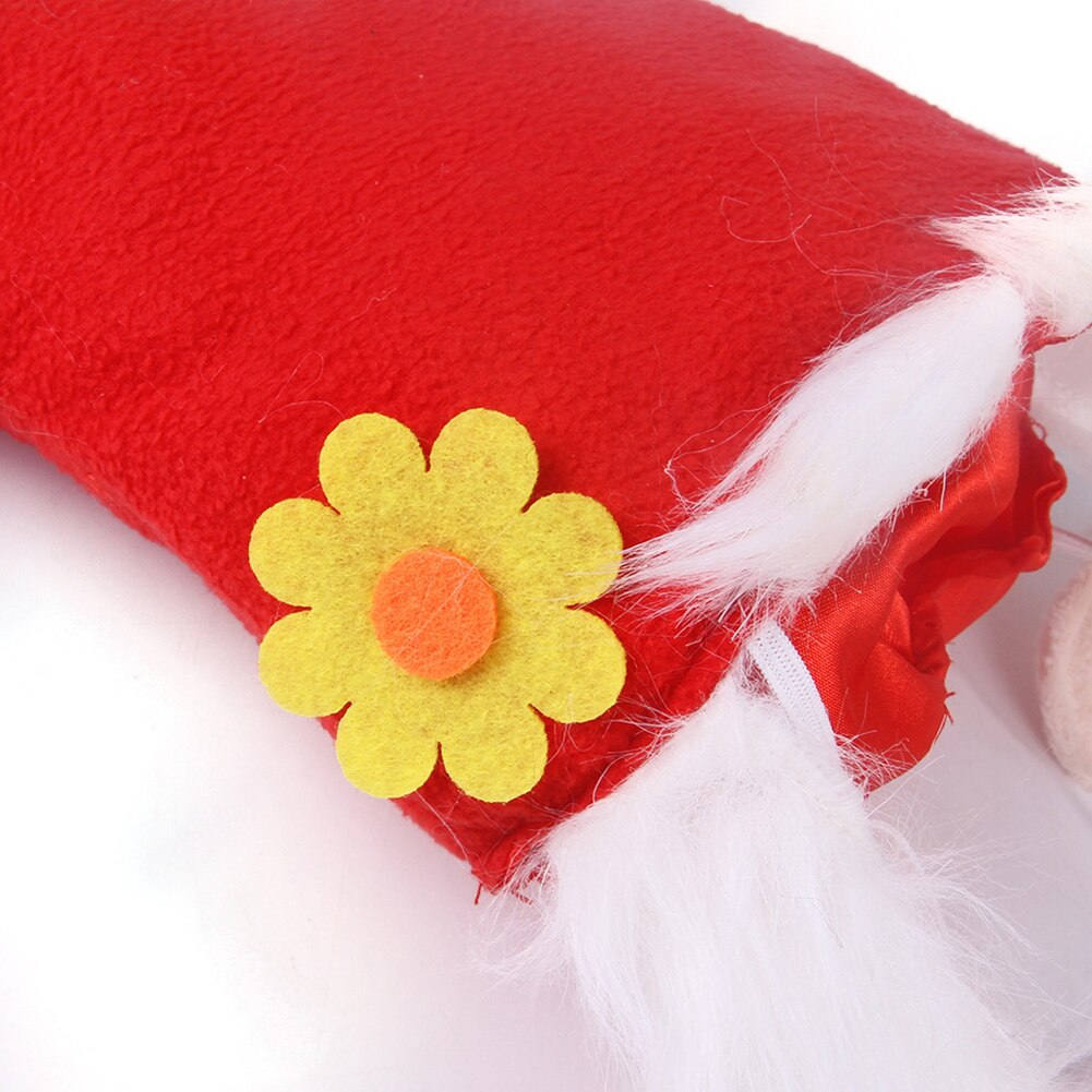 Pet Decorative Costume Christmas Santa Beard Hat Xmas Cap for Medium Large Dogs Children Christmas Hat with Santa Claus Elk Xmas