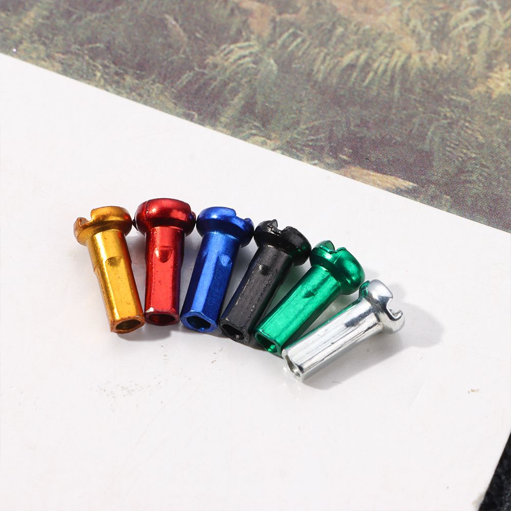 10/20/50pcs MTB Bike Wheel Spoke Nipples 14mm Mountain Bike Cycling Spokes Nipples For Bicycle Wheel Accessories