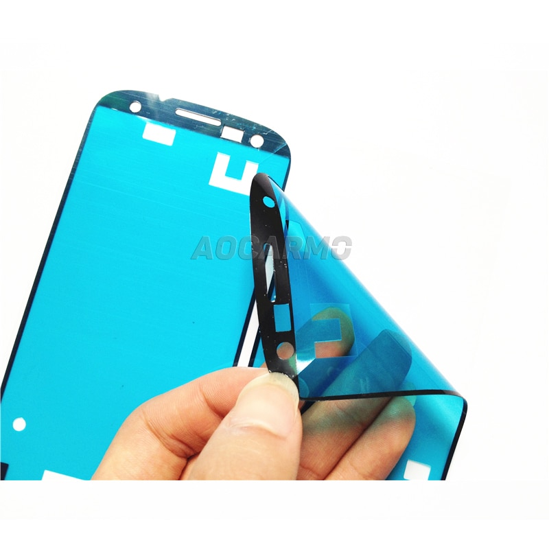 Aocarmo 2 Pçs/lote LCD Touch Screen Fita Adesiva Cola Adesivo Para Samsung Galaxy S3 i9300