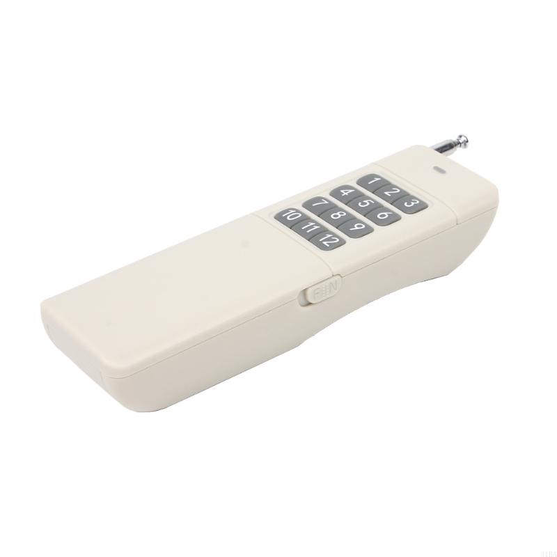652F 3000m Long Distance High Power 4 6 8 12CH RF Remote Control Transmitter 433 MHZ Garage Door Gate Remote