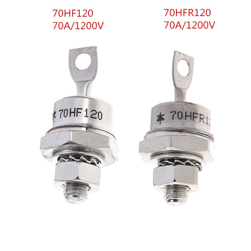 1Pc 70HF120/70HFR120 70A 1200V High Power Gelijkrichter Metal Stud Type Gelijkrichter Diodes Acc
