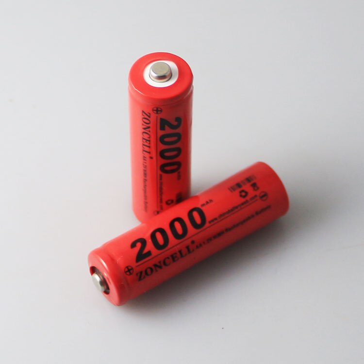 in 1,2 V 2000mAh Nein. 5 AA Ni MH akku elektrische rasierer rasierer Digital kamera Wiederaufladbare Li-ionen-zelle