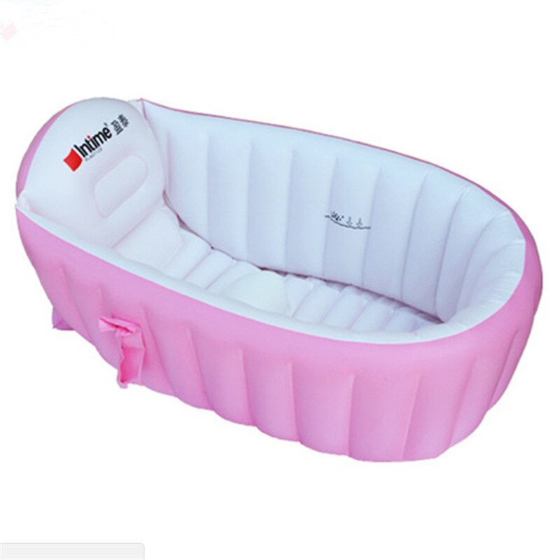 Banheira de banho de bebê grande engrossado engrossado banheira de banho de bebê suprimentos de bebê banheira de banho de bebê: Pink