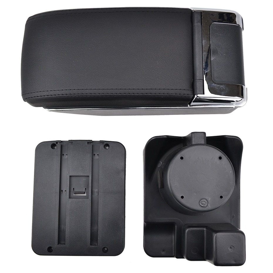 Arm Rest For VW Golf 6 08-13 Mk6 Jetta 5 06-11 Vento Wagon Dual Layer Armrest Center Console Storage Box Cup Holder