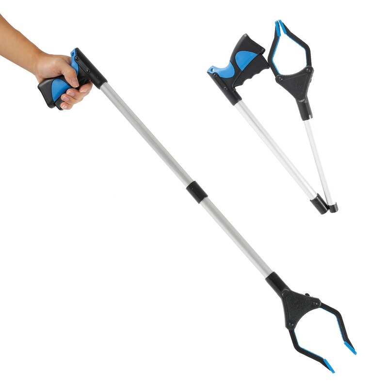 Foldable Litter Reachers Pickers Pick Up Tools Gripper Extender Grabber Picker Collapsible Garbage Pick Up Tool Grabbers