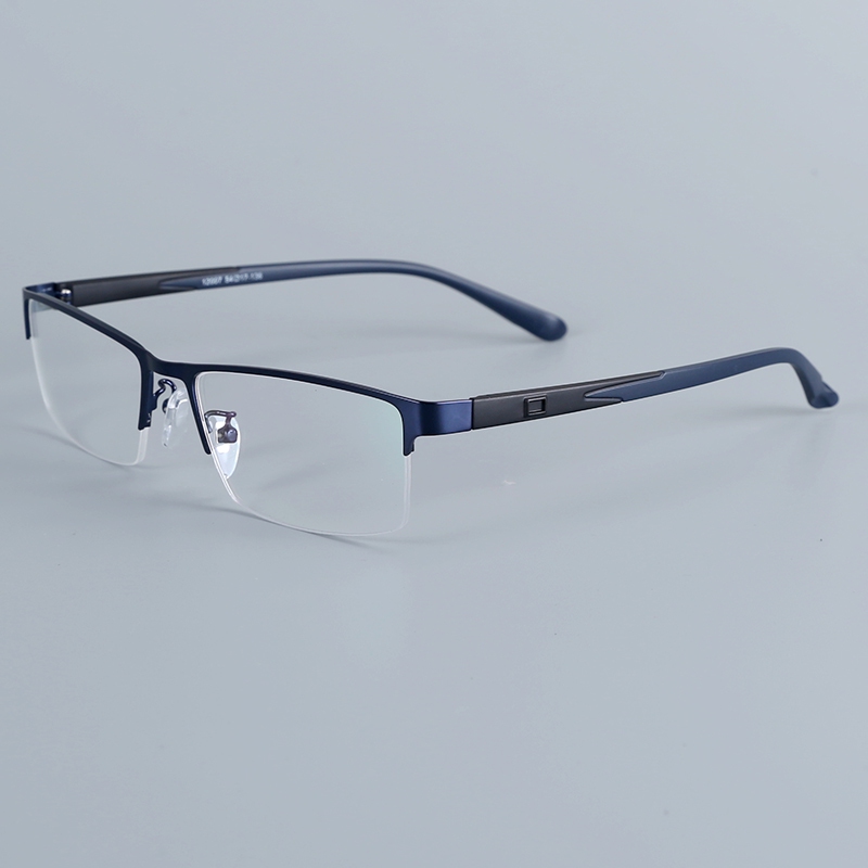 Bellcaca montatura per occhiali uomo occhiali nerd computer ottico trasparente lente trasparente montatura per occhiali per occhiali da uomo 12007: 12007 blu