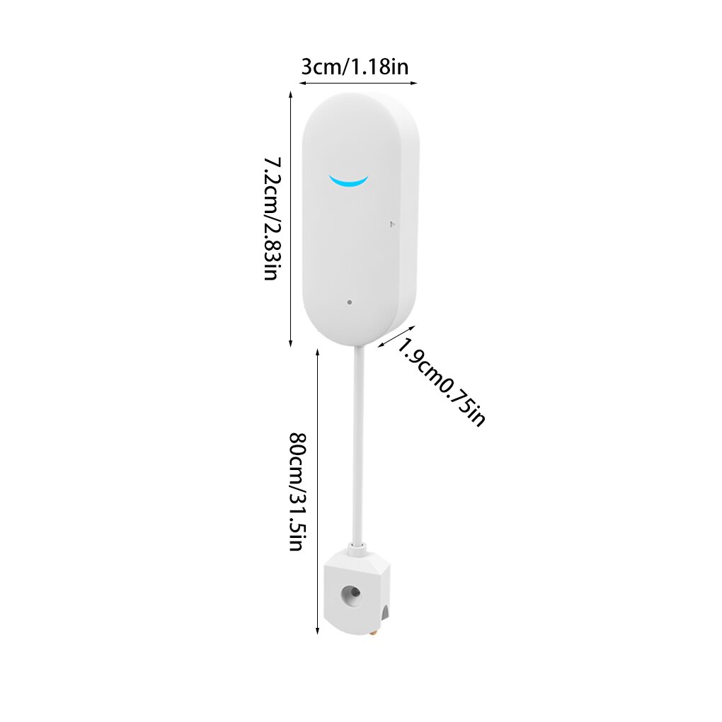 Water Leakage Alarm WiFi Smart Overflow Sensor Home Kitchen Water Leak Detector Bathroom Security Supplies