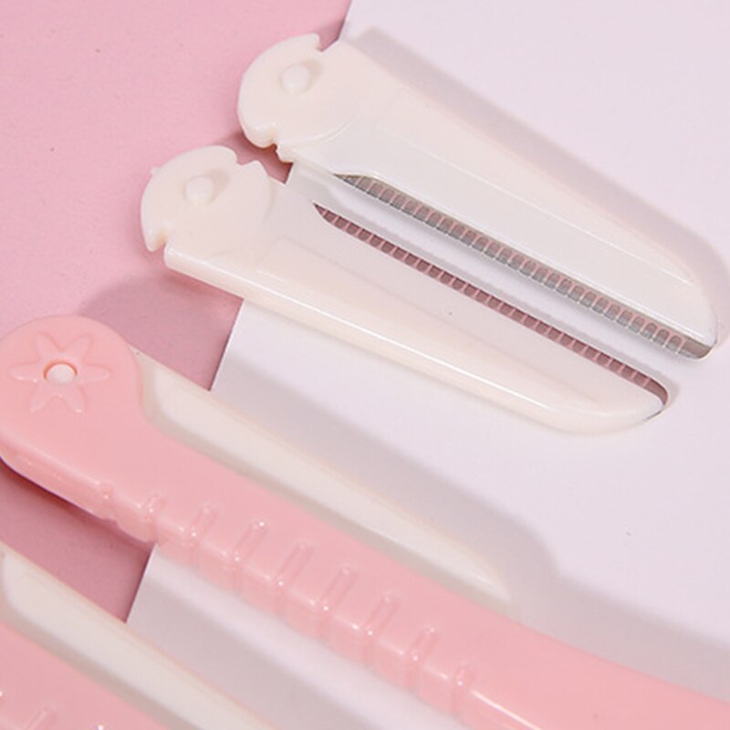 1 stk øjenbryn barberkniv ansigtshårfjerner øjenbrynstrimmer øjenfjerner bryn skarpt blad forme makeup kniv værktøj hår