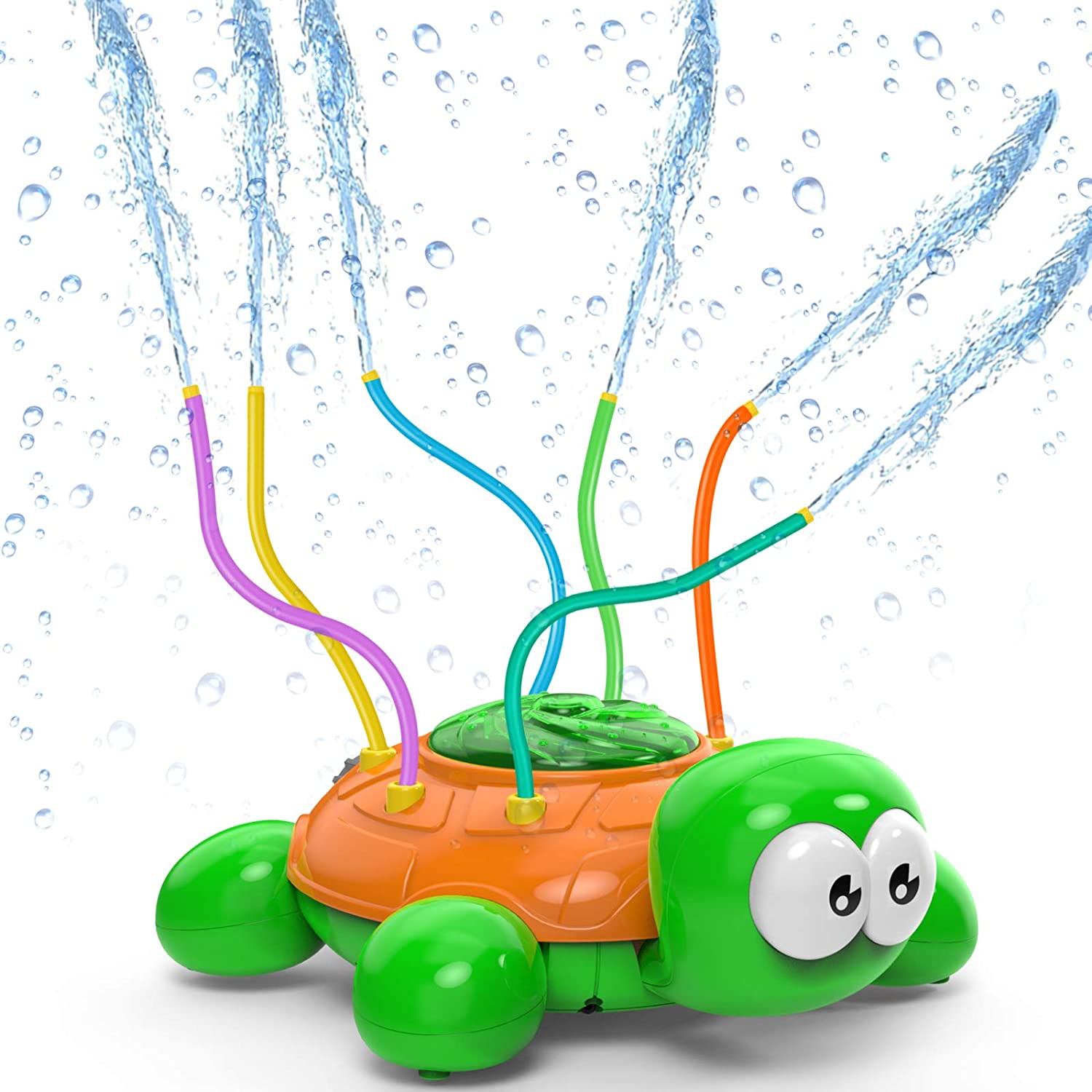Outdoor Schildpad Water Sprinkler Speelgoed Voor Kinderen En Peuters Wiggle Buizen Spuiten Spatten Zomer Achtertuin Zwembad