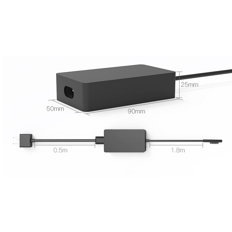 15V 4A 65W Power Adapter for Surface Book 1 2 Pro 5 Pro 6 Fast Charging Laptop Tablet Charger US Plug