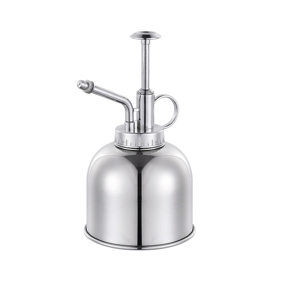 Watering fles nordic engels-stijl vintage messing succulenten kleine gouden tuinieren spuiten kan 300ml gieters voor bloemen: Zilver