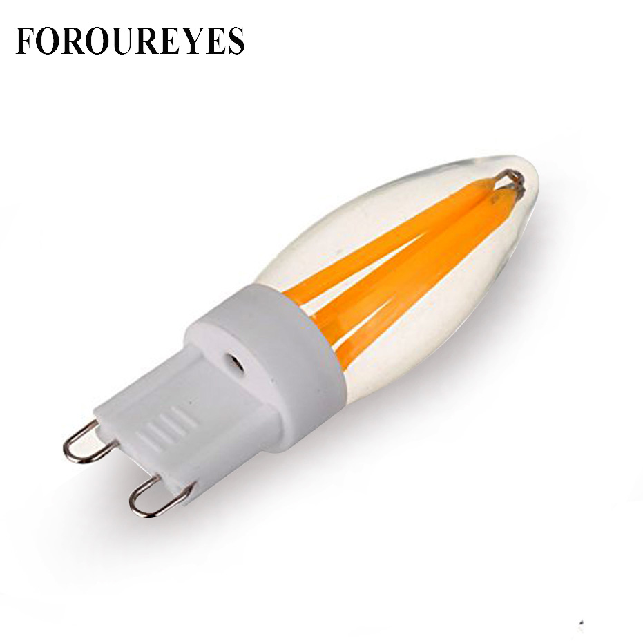 Ampoule LED G9 110V 220V 2W 3W, 10 pièces, lampe LED COB à Filament, remplacement de la lumière halogène 30W 40W pour lustre