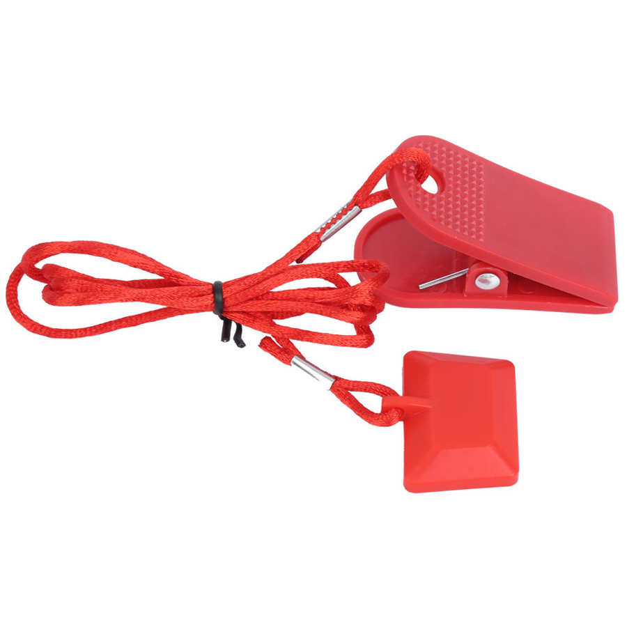 Interruptor de seguridad para máquina de correr, imán de bloqueo, llave, cinta de correr, accesorio Universal, Clip de seguridad cuadrado, 2 uds.