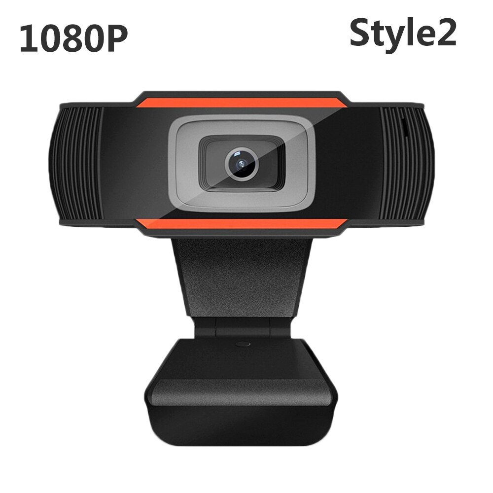 1080P HD Webcam Web Camera with Built-in HD Microphone 1080p USB Plug Play Web Cam Widescreen Video for PC Desktop Laptops: 1080P Style2