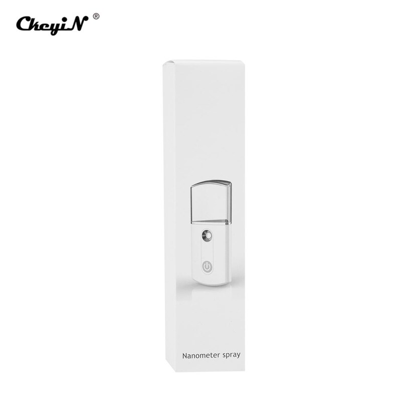 CkeyiN Portable Mini Mist Sprayer with 20ML Nano Facial Mister USB Chargeable Face Moisturizing Humidifier Beauty Tool Skin Care