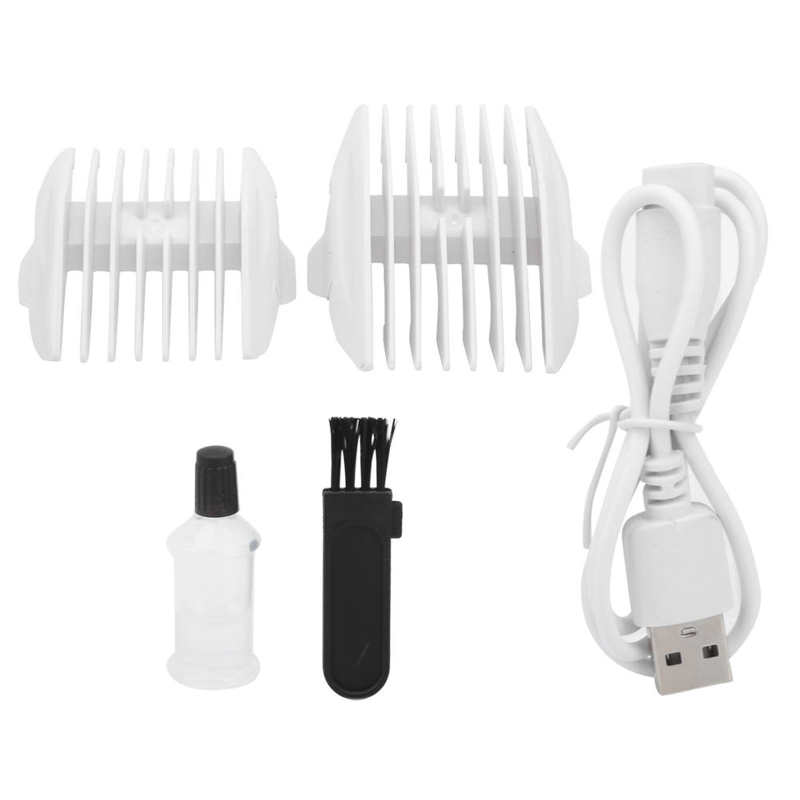 Elektrische tondeuse voor baby's met laag geluidsniveau, stille draadloze trimmer voor kinderen, haarknipapparaat voor kinderen, babyhaarverzorging