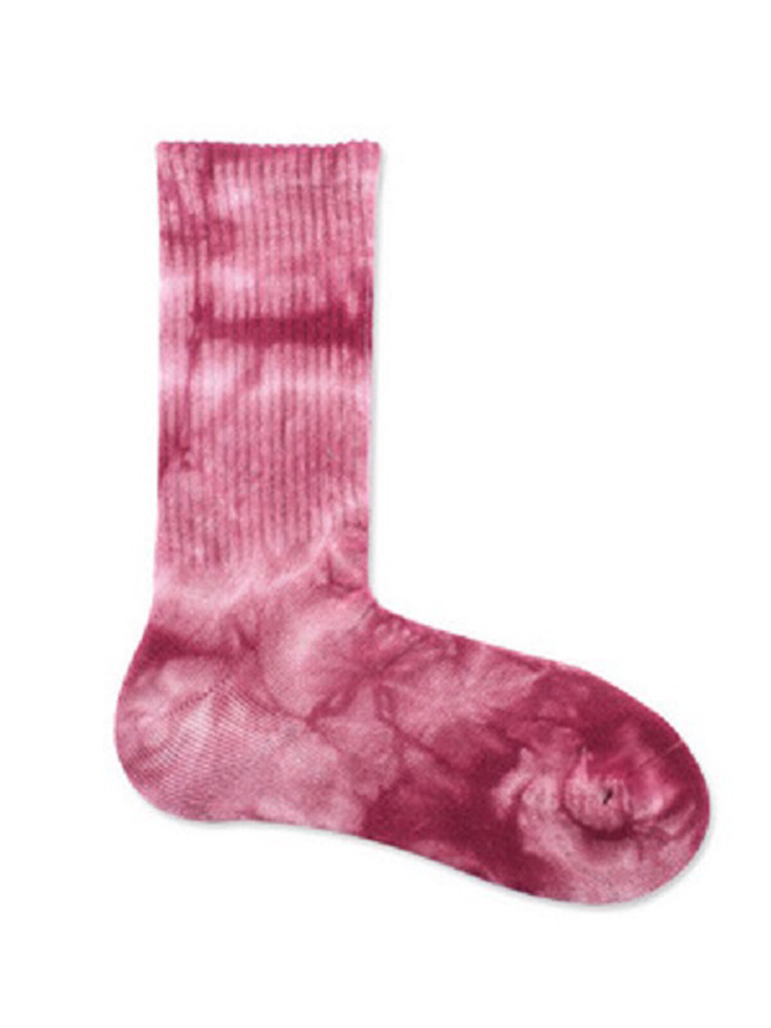 1 Paar Kinderen Korte Sokken Tie-Dye Patroon Midden Tube Kids Sokken Gedrukt Breien Sokken Moeder Baby Supply: Roze