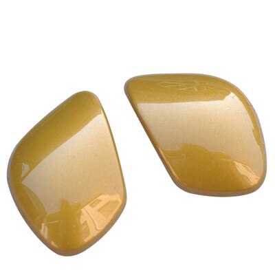 para Volkswagen escarabajo ABS pintura interior trim palo a la parte superior de la paillette palo pegatinas de coche de estilo: Amarillo