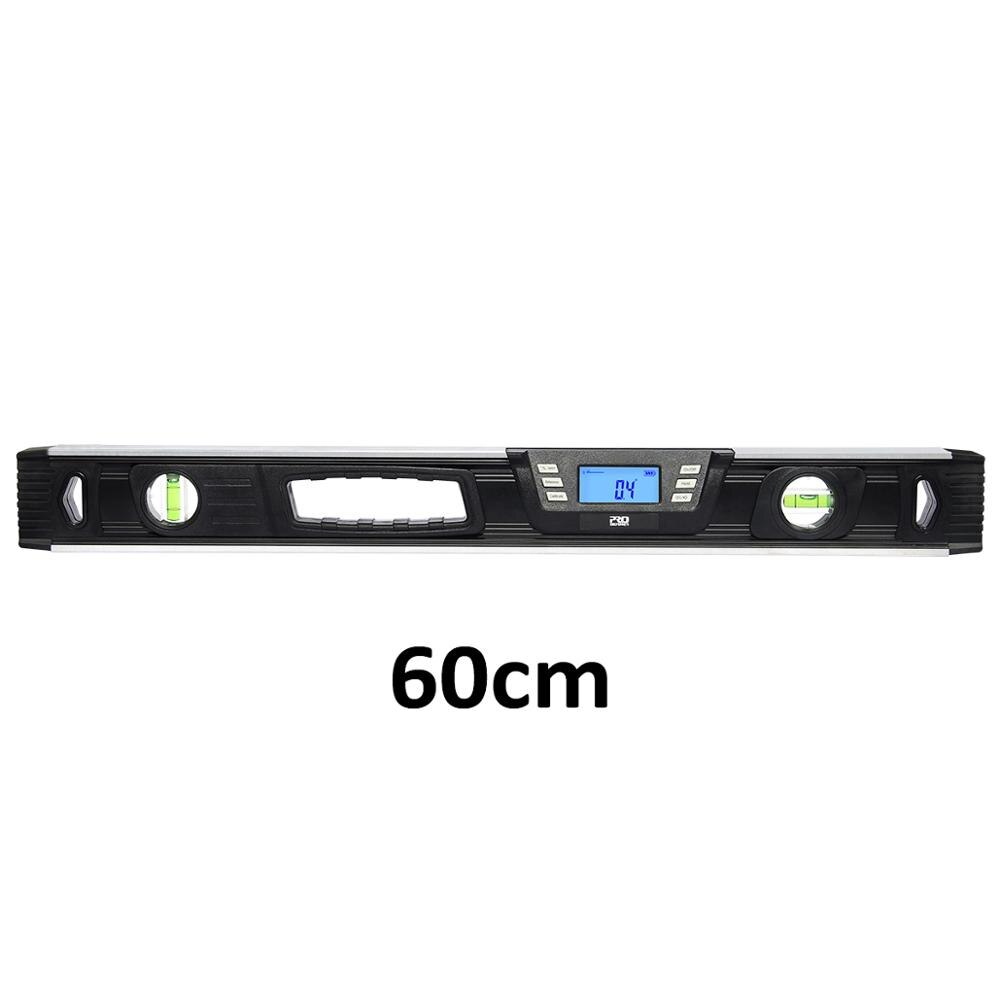 Electronic Digital Level 40cm/60cm Inclinometer Protractor Angle Finder LCD Screen Magnets Nivel Digital Level By PROSTORMER: 60cm