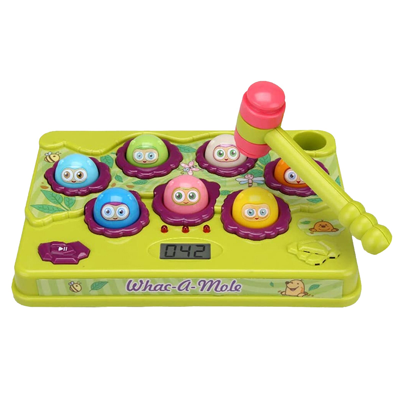 Colorful Mole Game Toy Durable Colorful Whack-a-mo... – Grandado