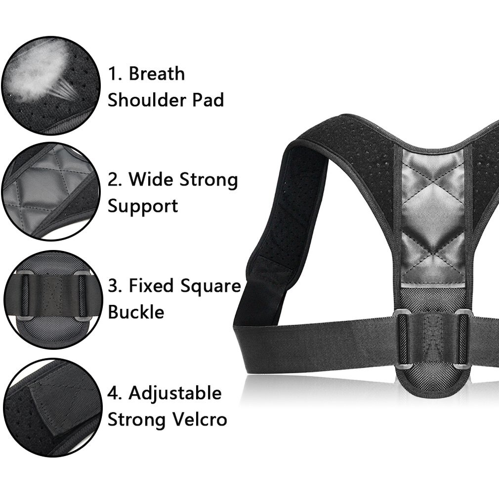 Houding Corrector Terug Riem Schouder Bandage Terug Corset Orthopedische Wervelkolom Houding Corrector Rugpijn Relief