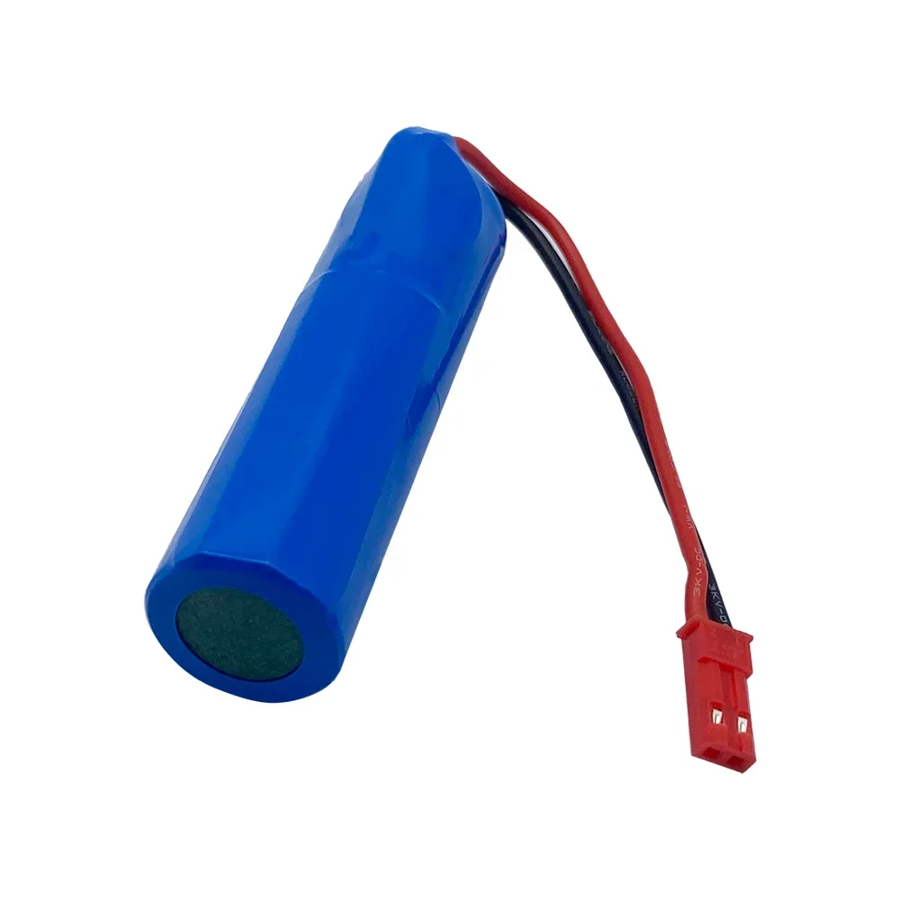 3.7V lithium ion rechargeable battery 18650 with replacement socket emergency lighting JST line