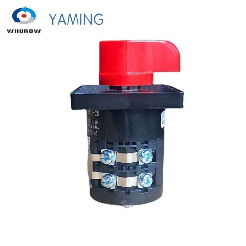 4 Position Rotary Cam Switch 380V 20A 2 Phases Electric Motor Changeover Selector Control Manufacturing HZ5B-20/2