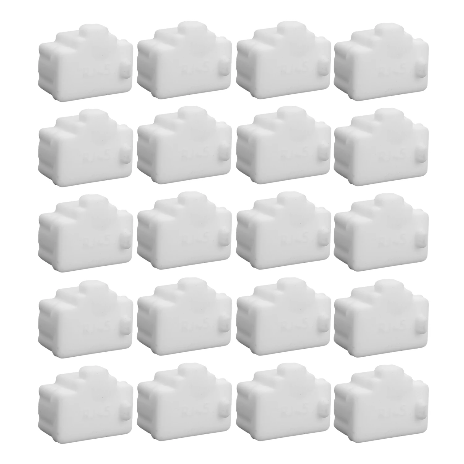 RJ45 Dustplugs Ethernet Hub Port RJ45 Anti Dust Cover Cap Protector Plug Silicone Stopper for Computer Router Switch Female Port: black