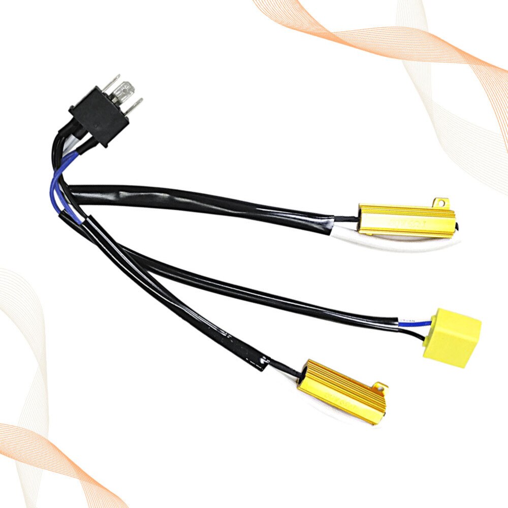 H4 Ecoder LED Headlights Decoder Resistor Free Error LED Load Resistor Decoder Warning Signal Error Canceller