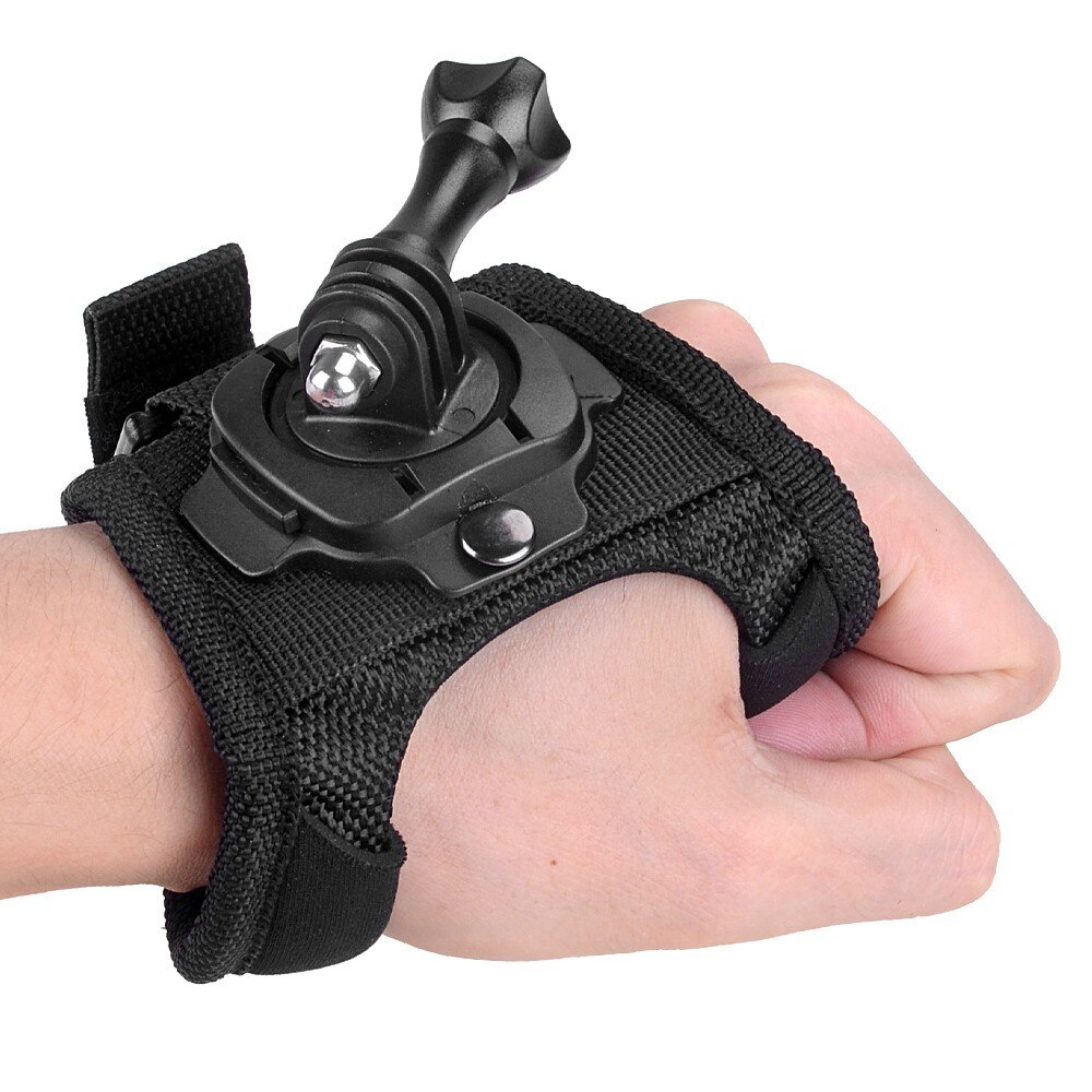 Handschuh Handgelenk Band 360 Grad Schwenker Drehung Hand Gurt Gürtel Stativ Halterung für GoPro Xiaomi Yi OSMO MAX SJCAM SJ4000 SJ5000 Kamera