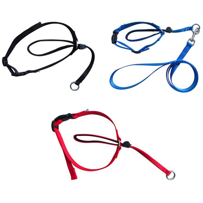 Pet Dog Head Leash Collar No-Pull Painless Gentle Adjustable Control Leash Leader Durable Dog Training Tool Pet Products S/M/L