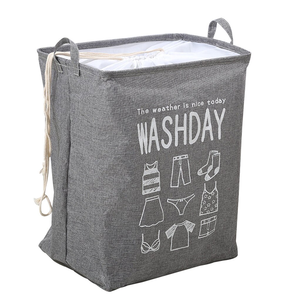Dirty Clothes Laundry Basket Foldable Laundry Hamper Storage Bin Bucket for Home Bathroom SAL99: gray