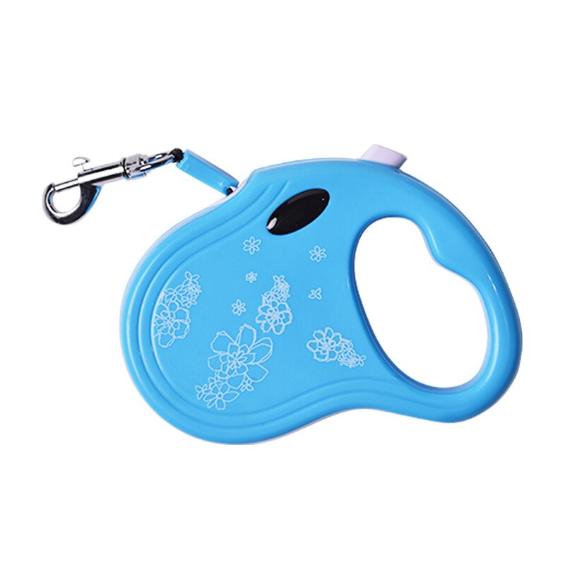 Intrekbare Hond Kat Leash Lead Harness Automatische Nylon Riem Kleine Hond Puppy Kraag Lopen Patrol Mascotas Pet Accesorios: Blue