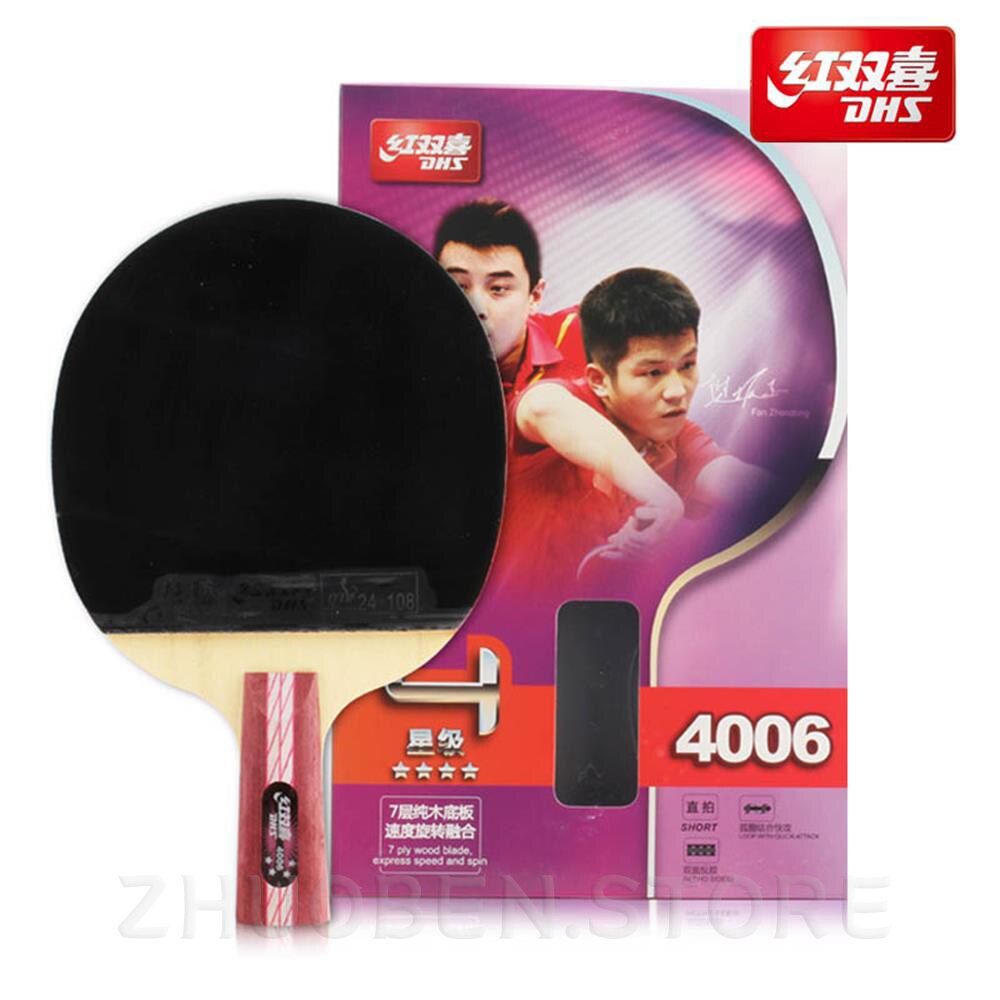 Originele Dhs Tafeltennis Racket 4002 4006 T4002 T4006 Ping Pong Paddle Kit